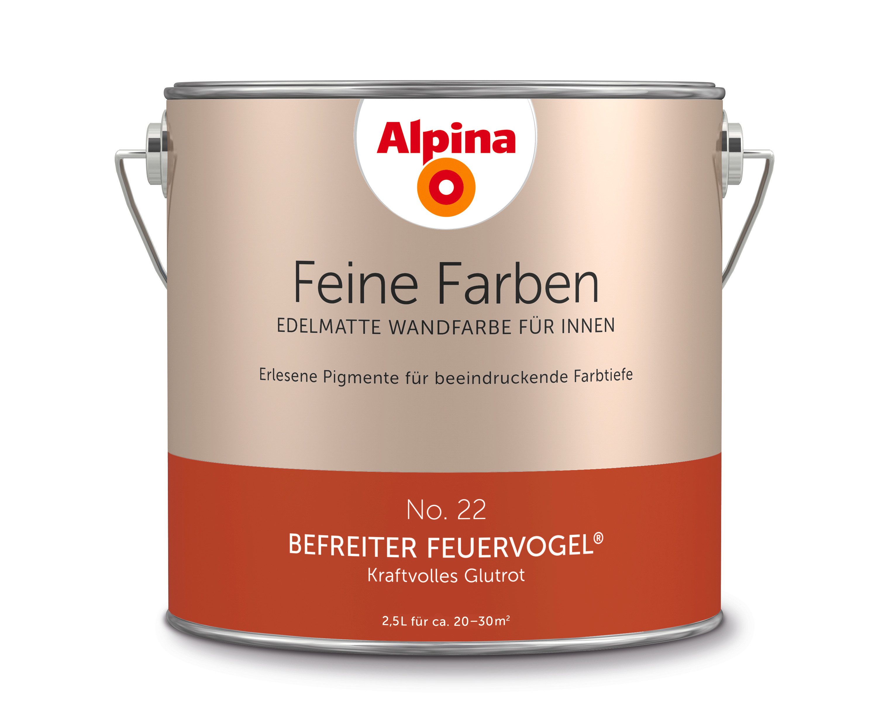 Alpina Wandfarbe Feine Farben edelmatt 2,5 Liter