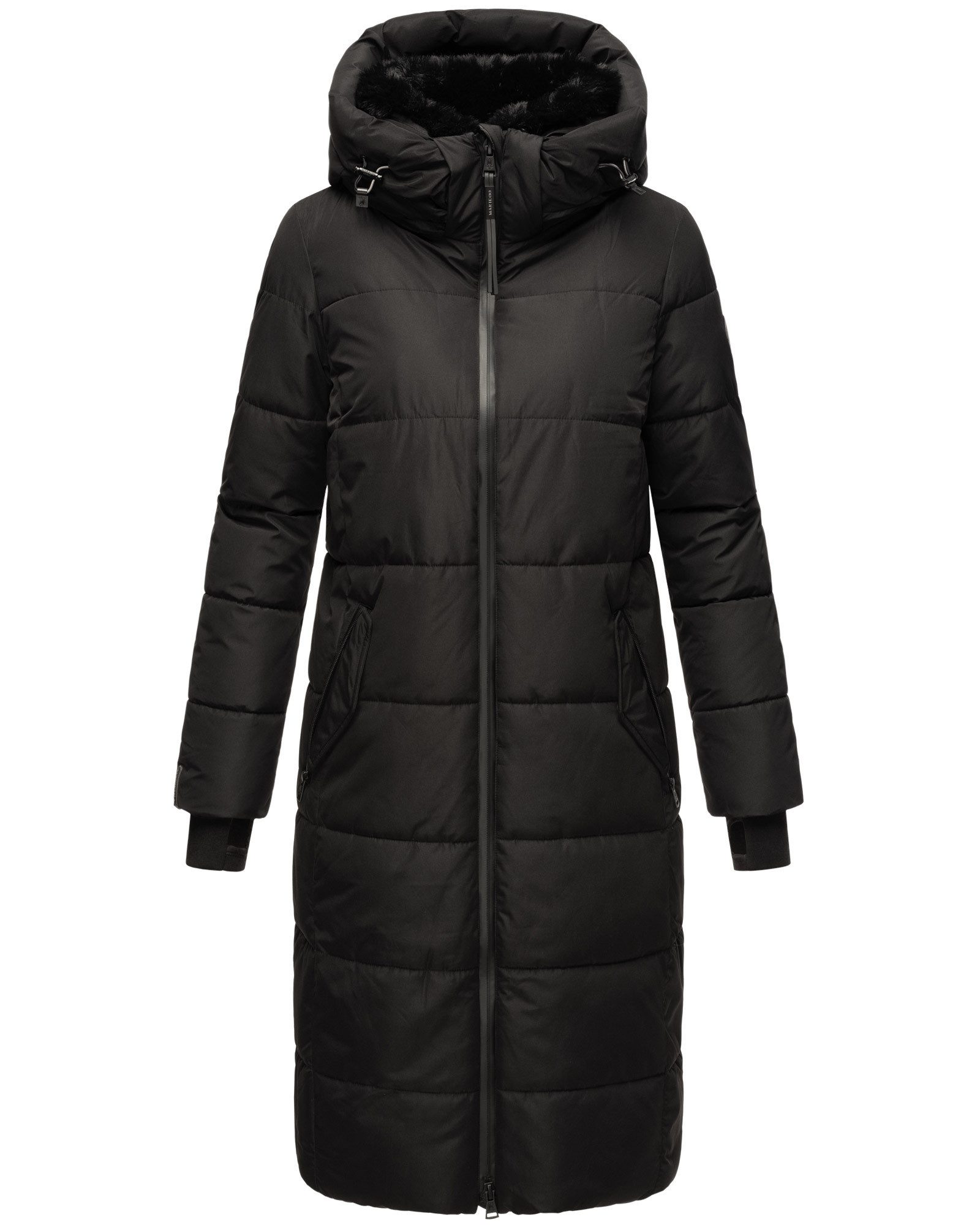 Marikoo Steppjacke Zuraraa XVI langer Winter Mantel gesteppt