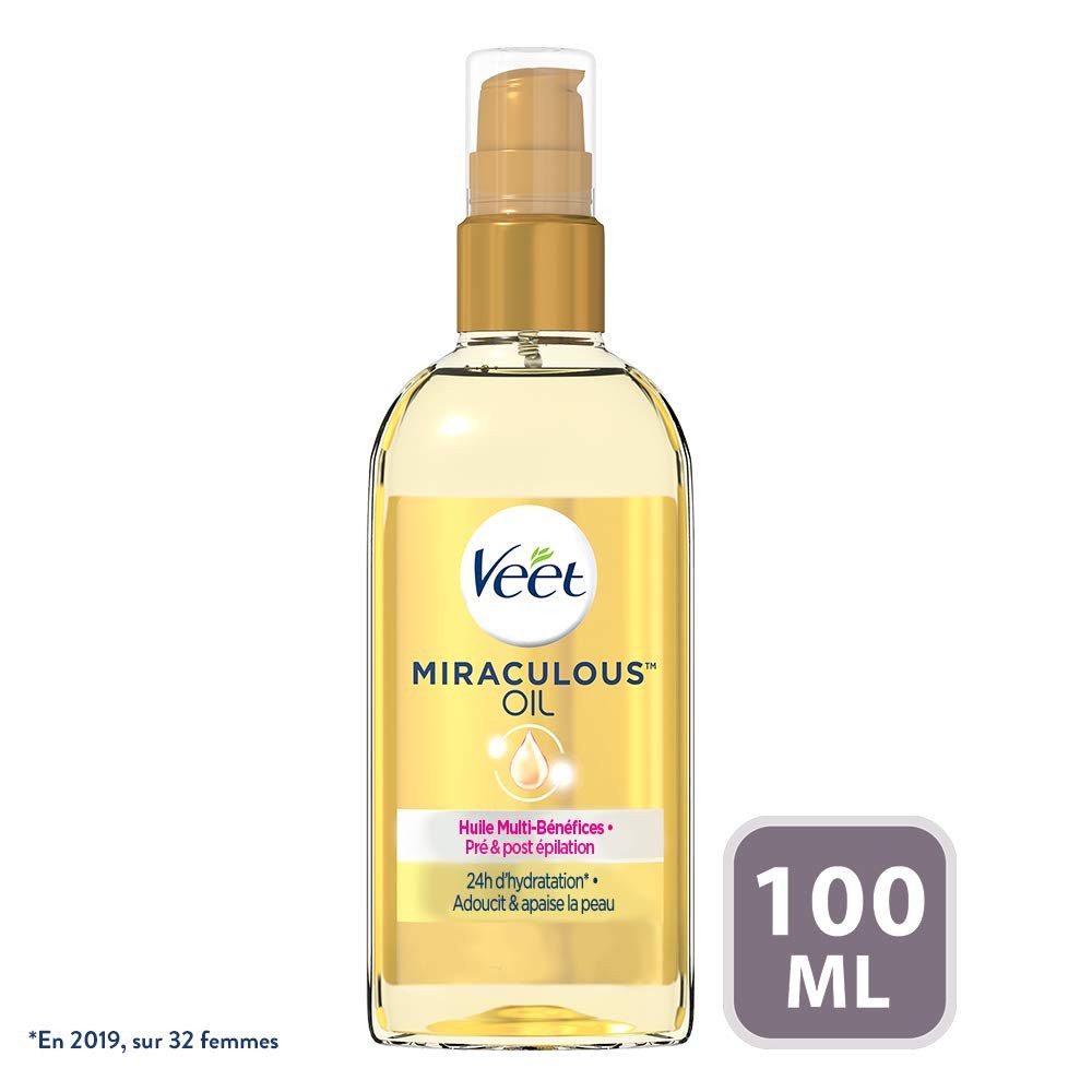 Veet Körperöl Multi-Benefit-Öl 100 ml, 1-tlg., für seidig-weiche Haut