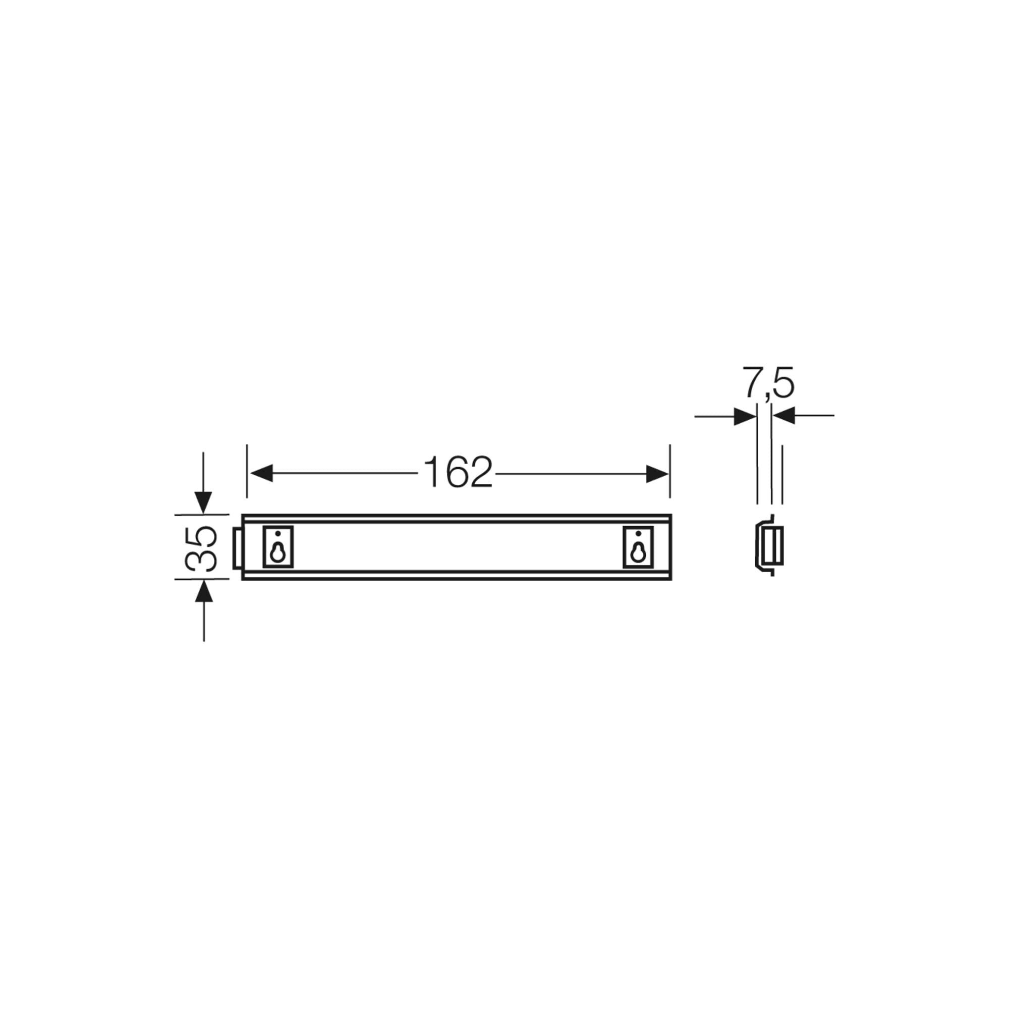 HENSEL Sanitär-Installationsset Hensel Tragschiene f.KG 9003 Hutpr.35mm KG TS 03
