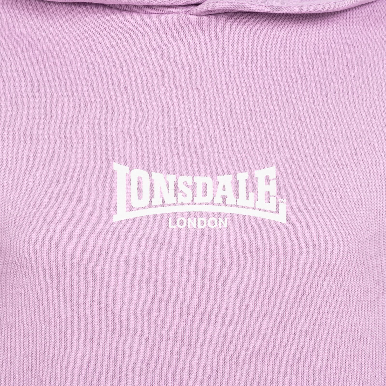 Lonsdale Kapuzensweatshirt KILMOTE Lilac/White