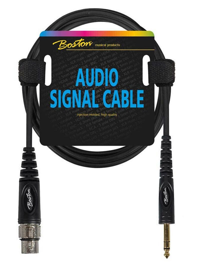 Boston Mikrofonkabel XLR female auf Klinke Stereo AC -292 Audio-Kabel, (75 cm)