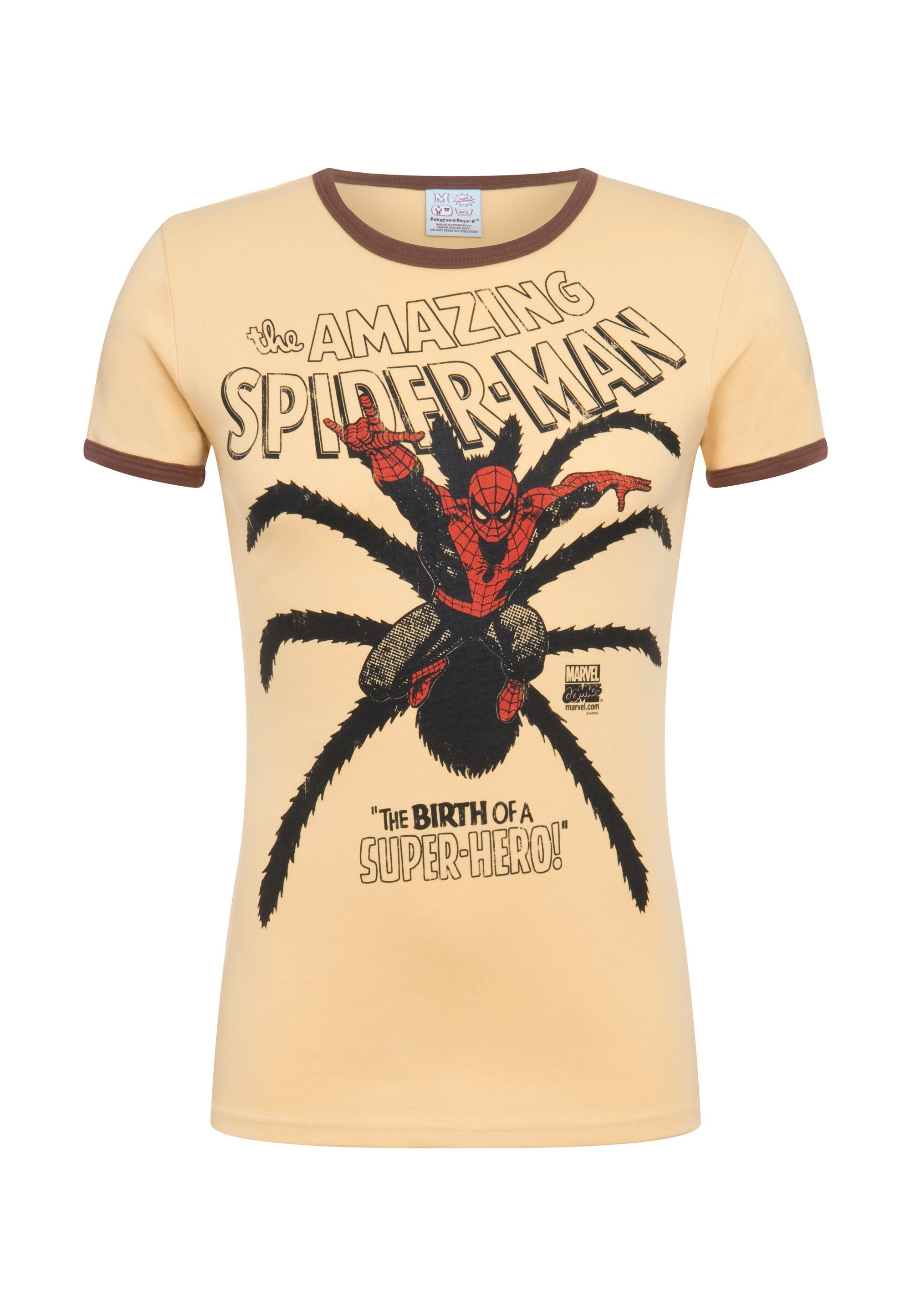 LOGOSHIRT T-Shirt Spider-Man mit lizenziertem Originaldesign – Bild 3 von 4