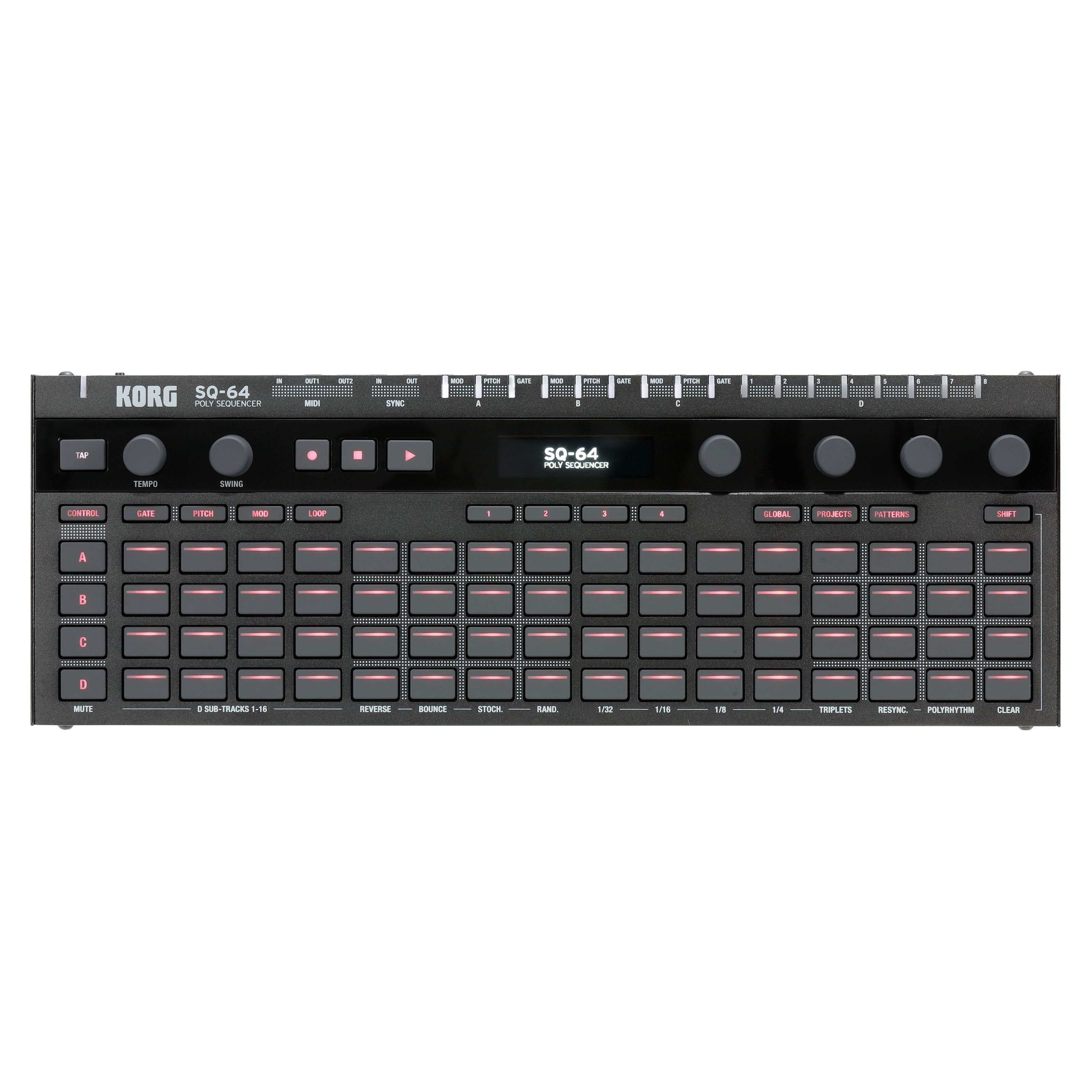 Korg Synthesizer (Groove-Tools, Hardware-Sequenzer), SQ-64 - Hardware Sequenzer