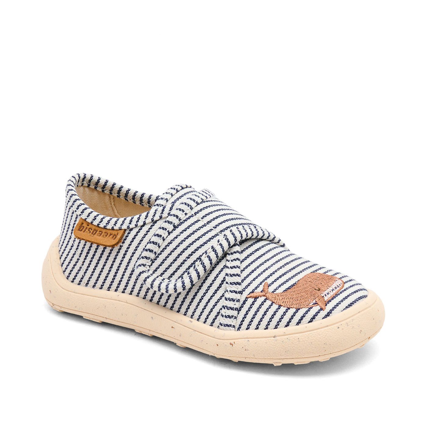 Bisgaard pav Hausschuh Klettschuh mit Stickerei, Größenschablone zum Download