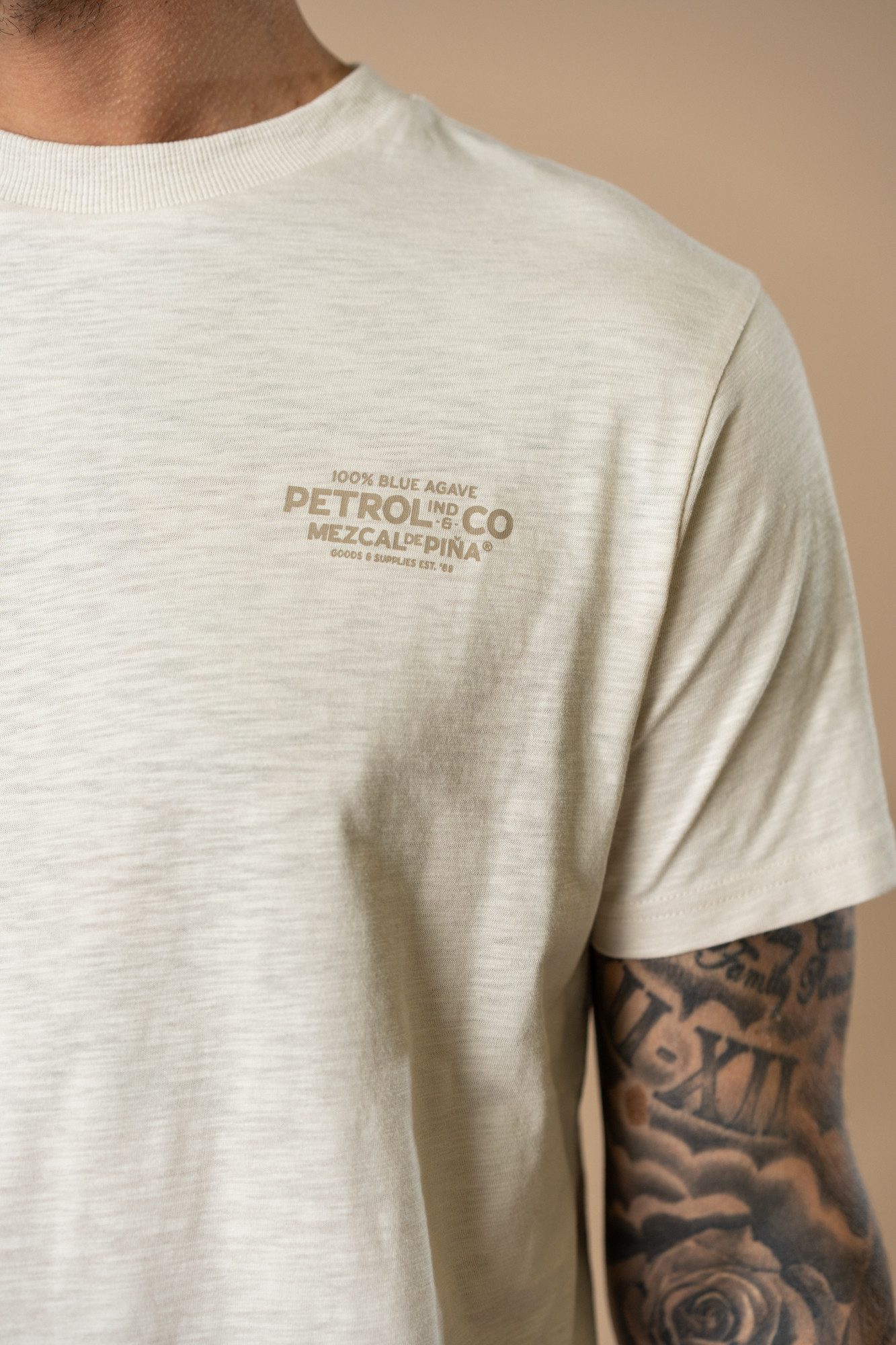 Petrol Industries T-Shirt Men T-Shirt mit Backprint