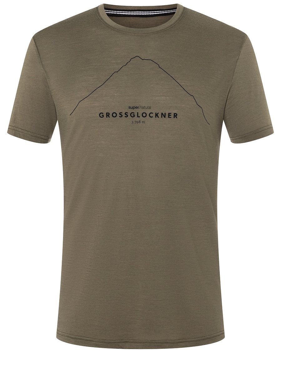 Print-Shirt Merino T-Shirt M GROSSGLOCKNER TEE