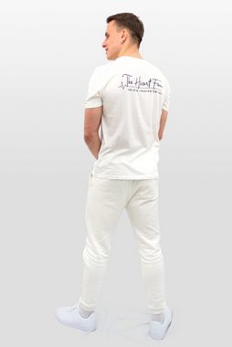 TheHeartFam T-Shirt Nachhaltiges Bio-Baumwolle T-Shirt Classic Herren Frauen (1-tlg) Hergestellt aus Portugal / Familienunternehmen