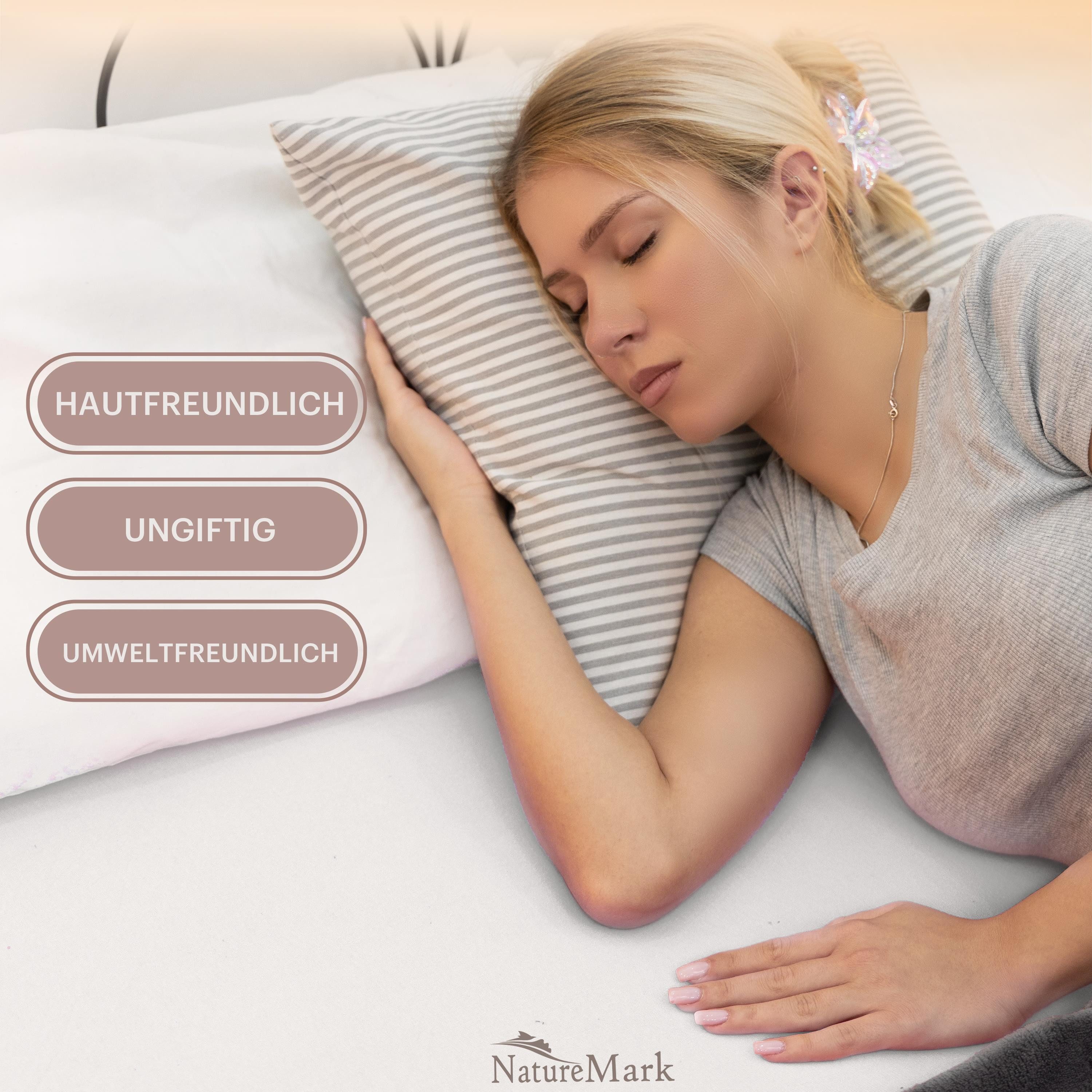 NatureMark Spannbettlaken JERSEY Spannbettlaken Spannbetttuch, Baumwolle, G günstig online kaufen