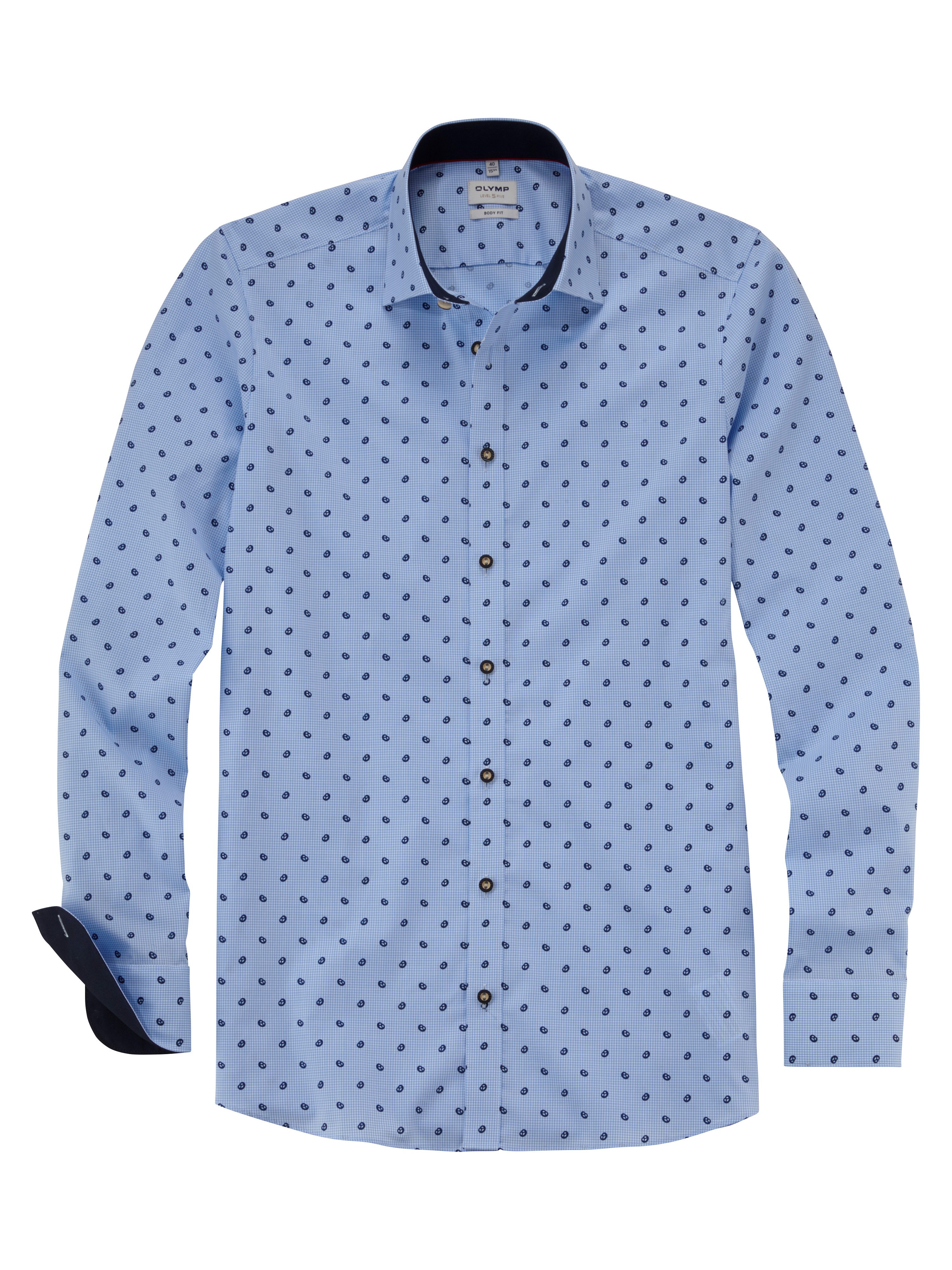 OLYMP level 5 body fit retro print