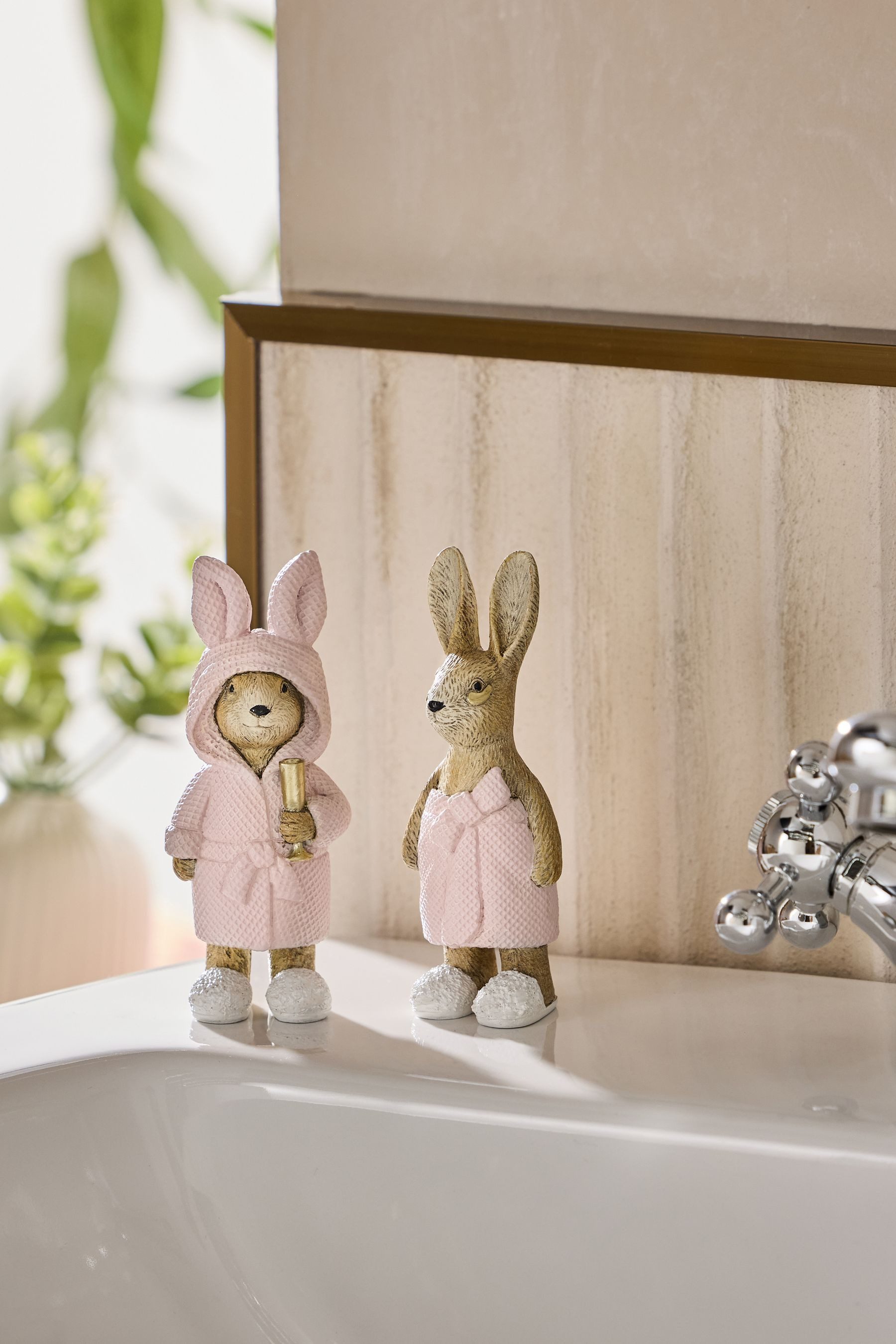 Next Dekoobjekt Rosie Rabbit Spa Badezimmerdeko, 2er-Set günstig online kaufen
