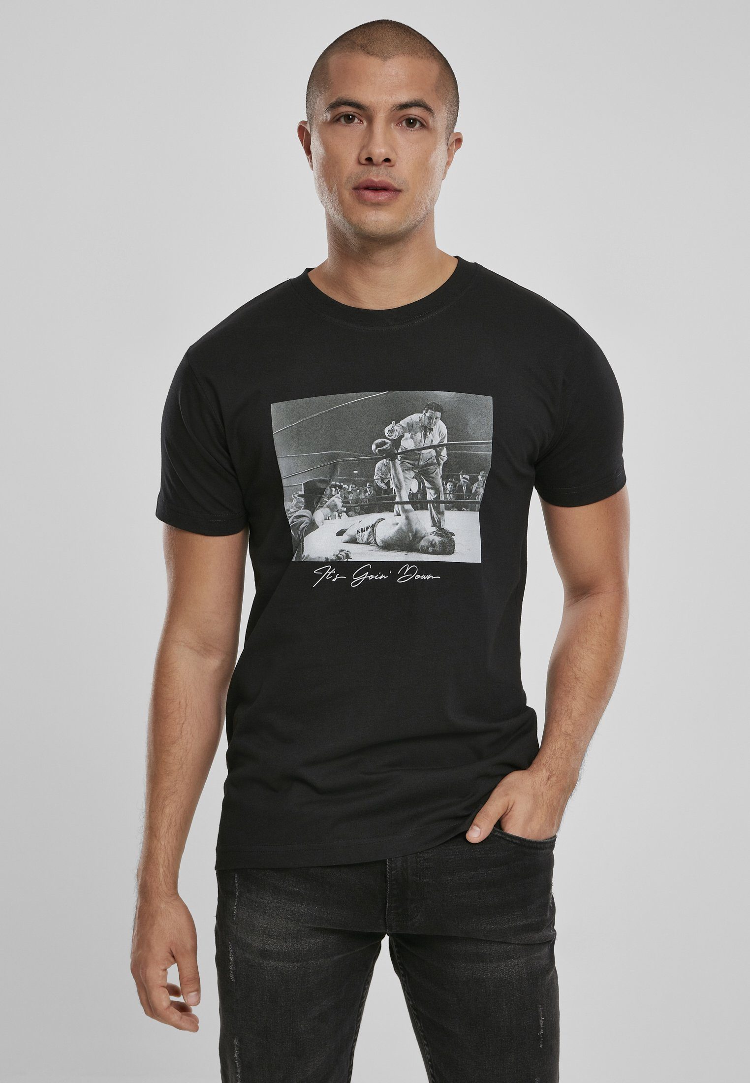 MisterTee T-Shirt Herren Going Down Tee (1-tlg) black