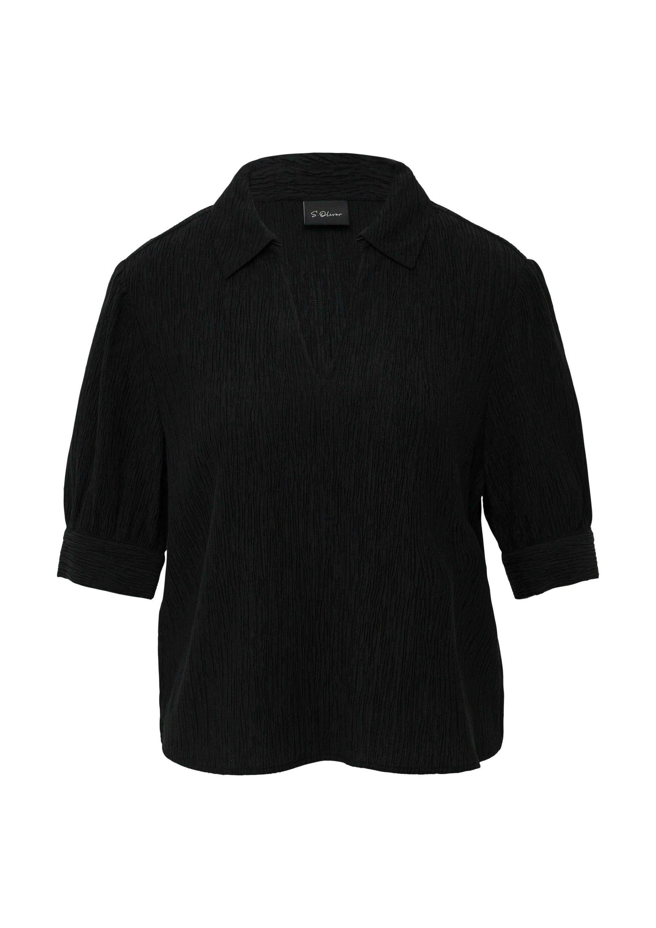 s.Oliver Kurzarmbluse Bluse (1-tlg) günstig online kaufen