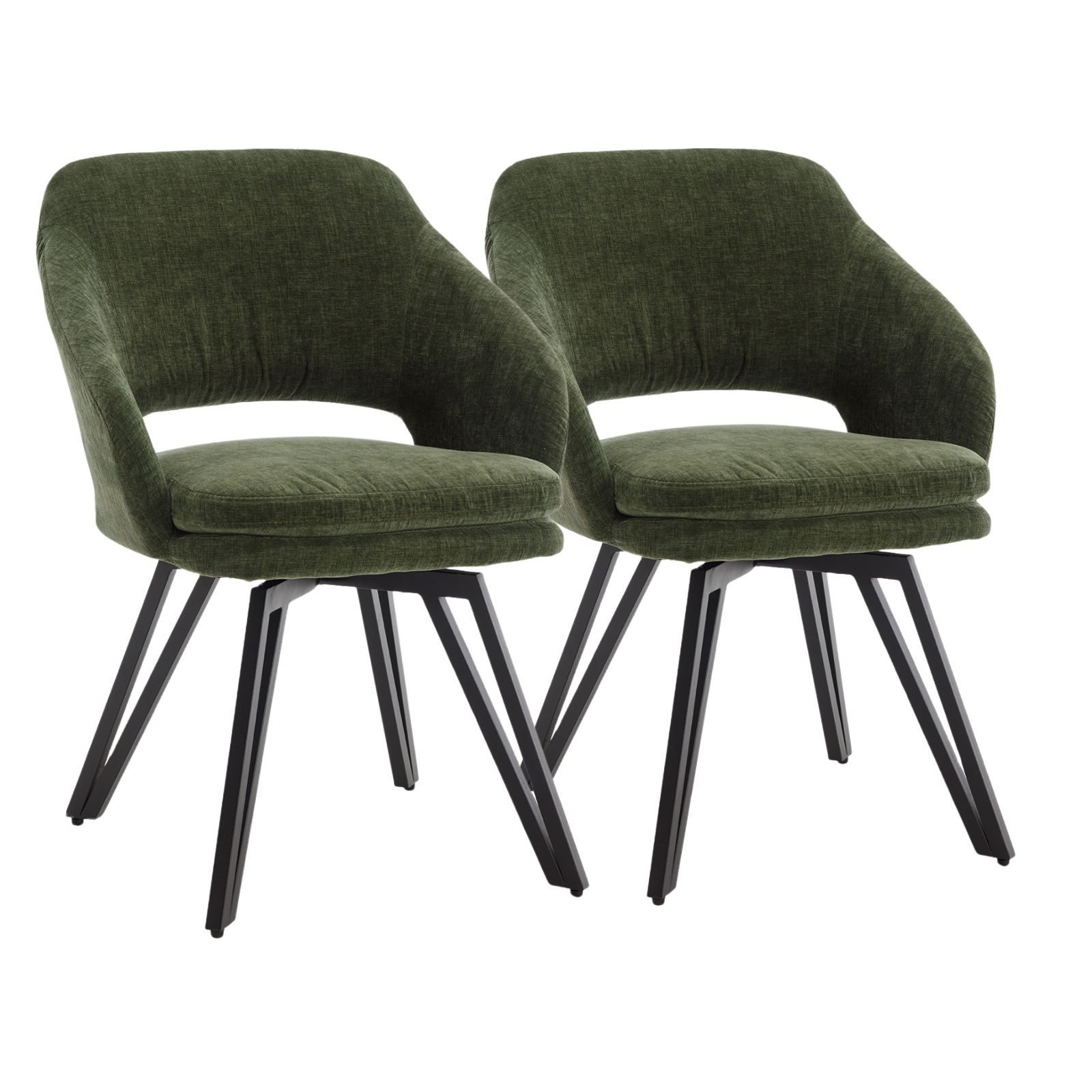 CHAIRUS Esszimmerstuhl 2er Set Leinen/Chenille-Esszimmerstühle mit günstig online kaufen