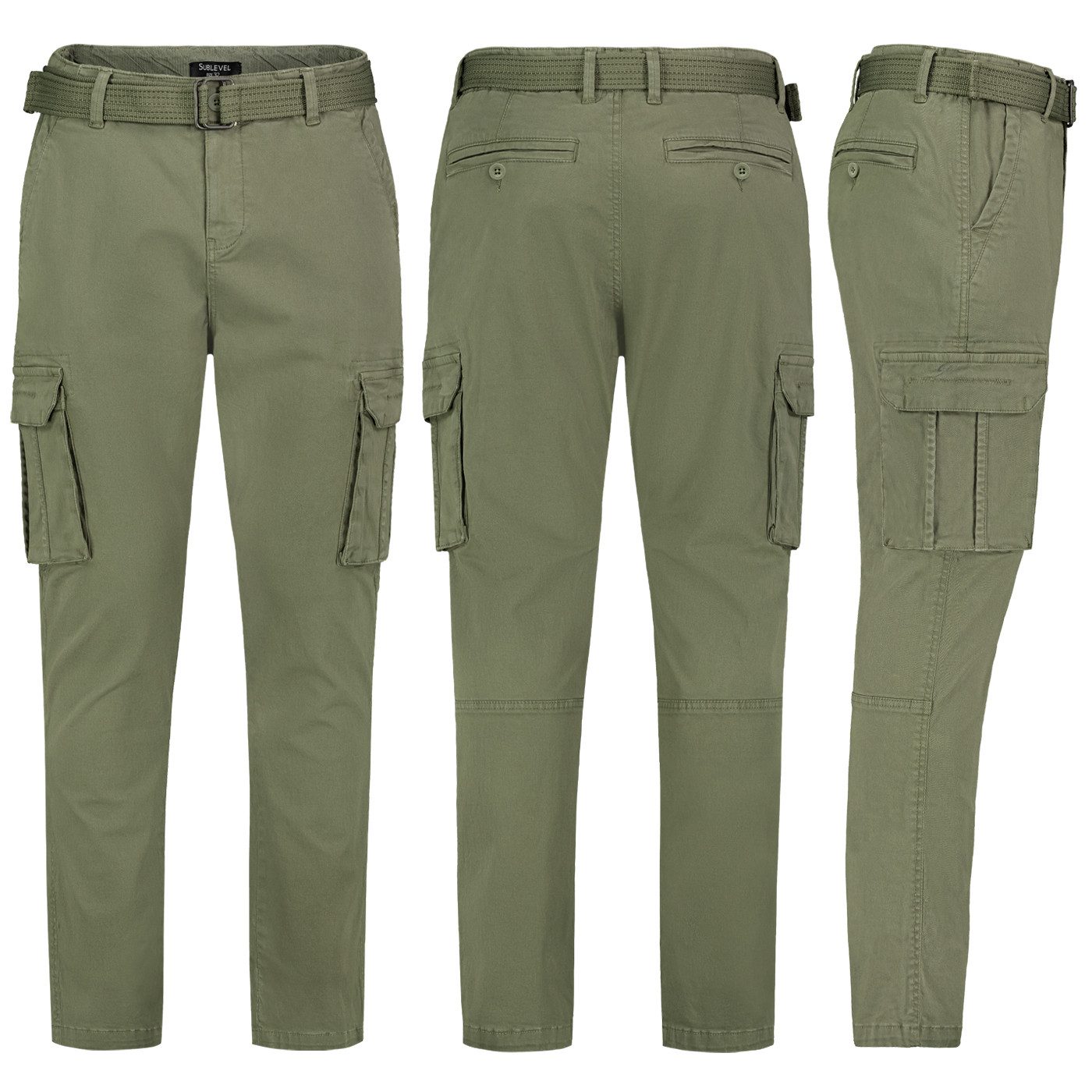 SUBLEVEL Cargohose Sublevel Herren Cargohose Regular günstig online kaufen