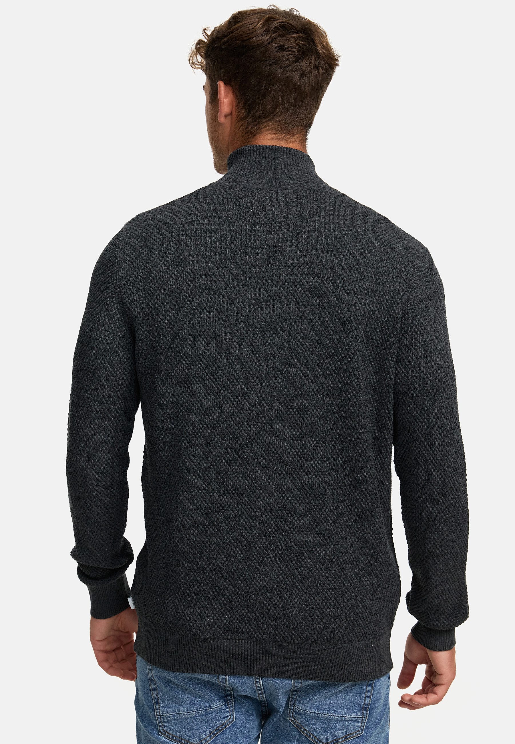 Kronstadt Strickjacke Herren KSErik Herrenstrickjacke Feinstrickjacke mit Stehkragen