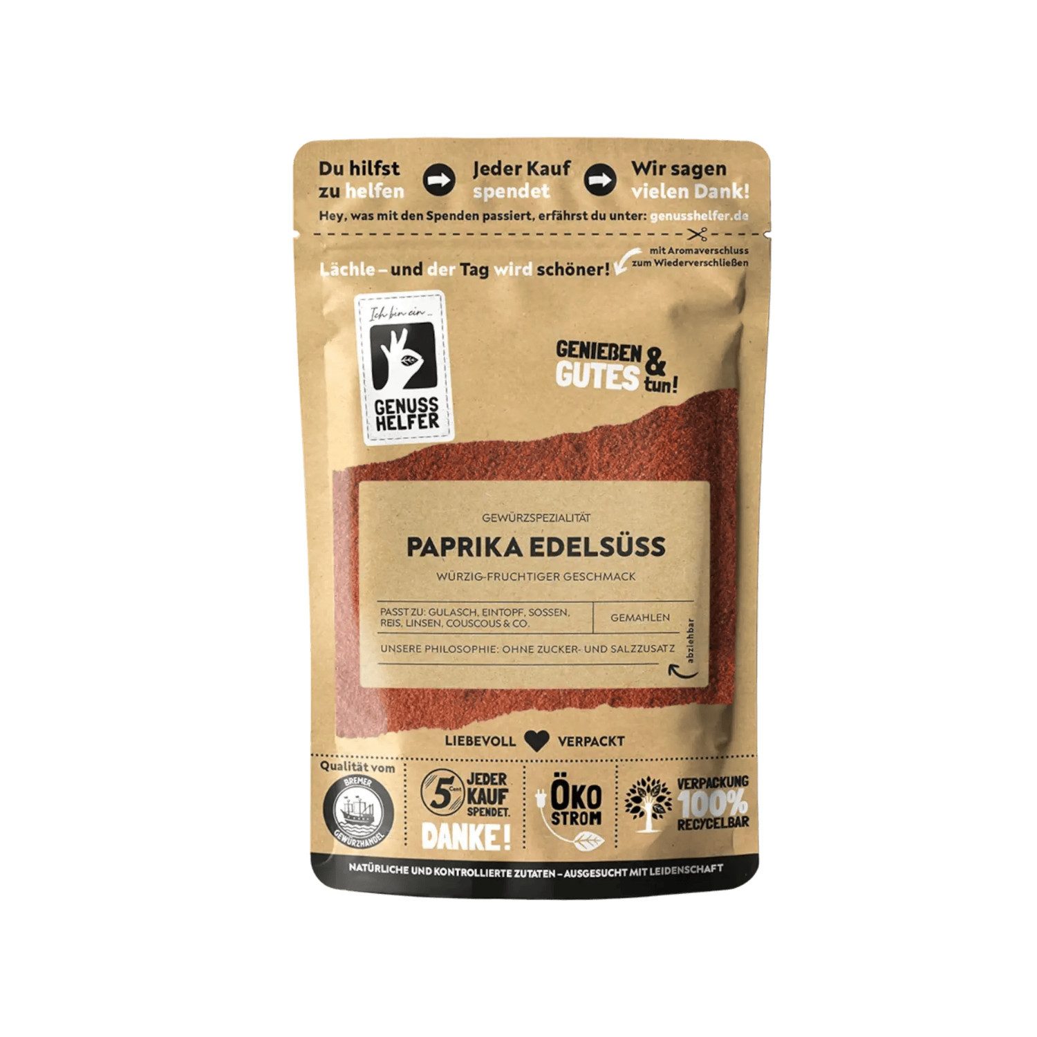 Bremer Gewürzhandel Gewürz Paprika edelsüß, gemahlen, 100 g