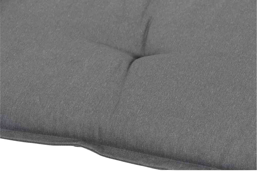 Madison Bankauflage Panama, 140 cm, passend für 3er Bank, 140cm, grau