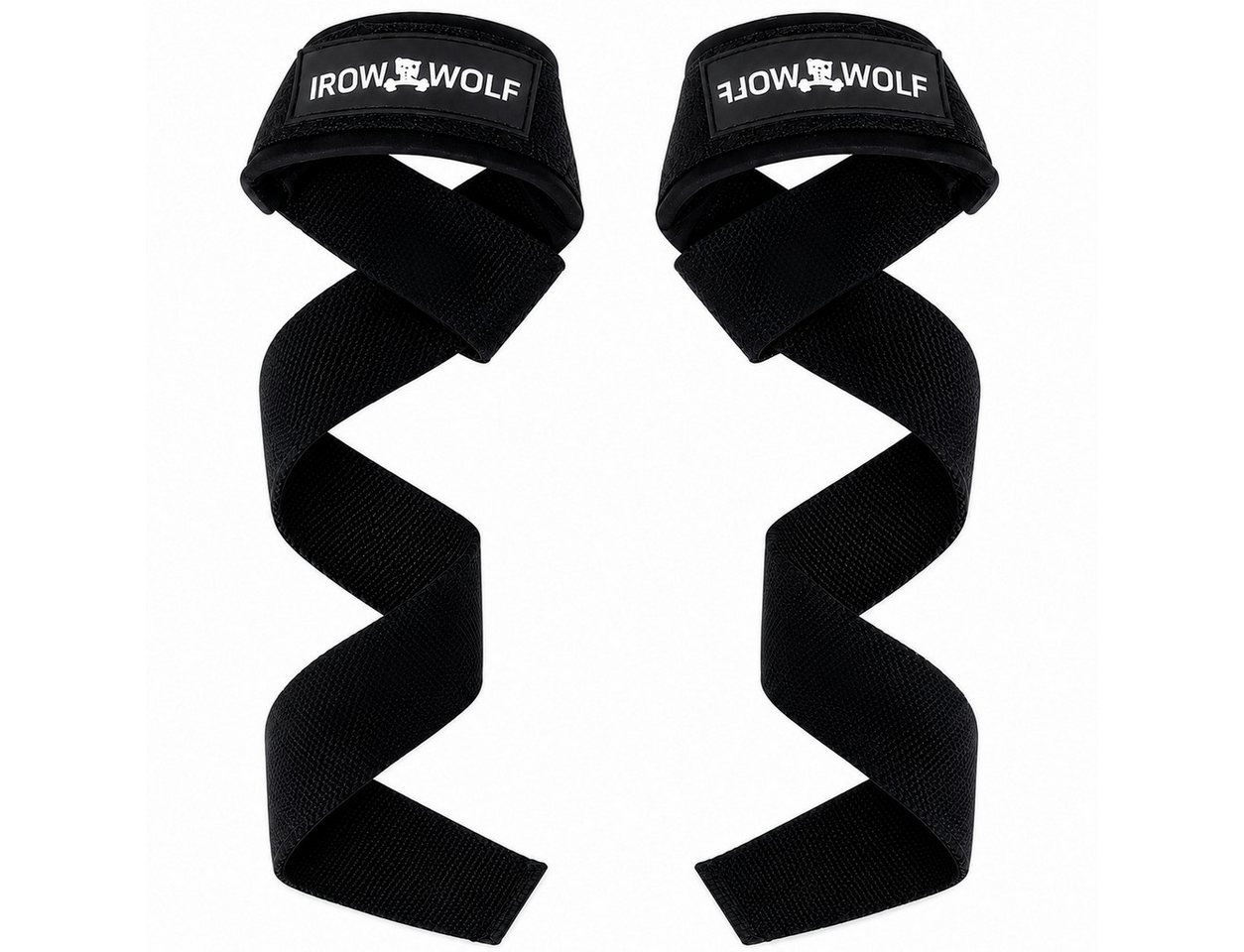 ibettertec Zughilfe Zughilfen (gepolstert) für Krafttraining, Bodybuilding, (Fitness - Kreuzheben Gurte - Lifting Straps, - für Frauen und Männer)