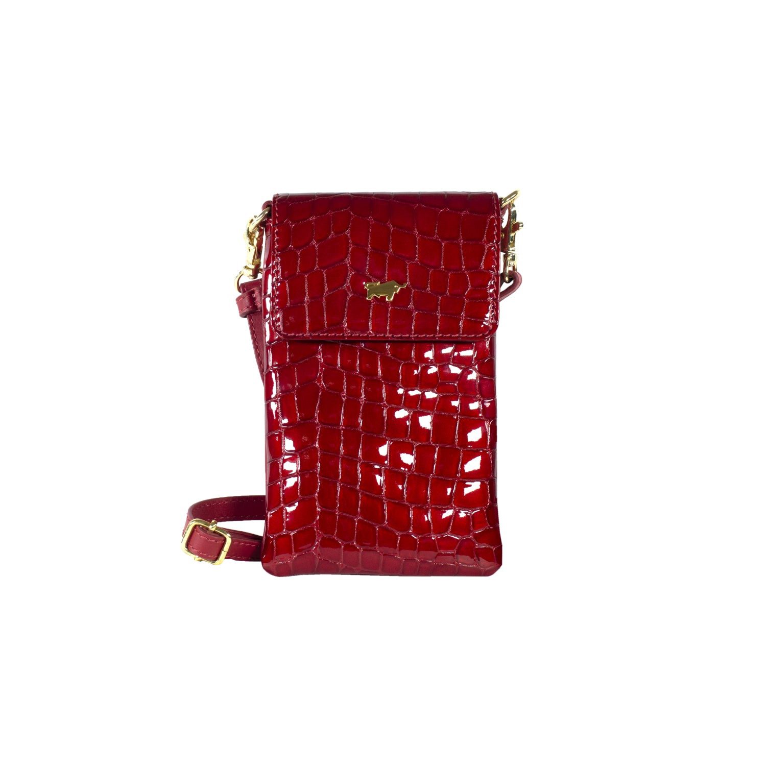 Braun Büffel Umhängetasche VERONA Phone Pouch rot S günstig online kaufen