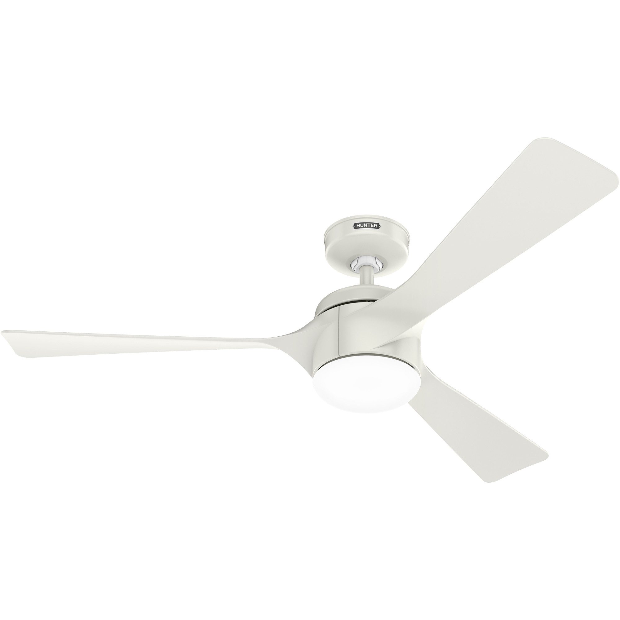 Deckenventilator DC Deckenventilator Rosedale Weiß mit LED