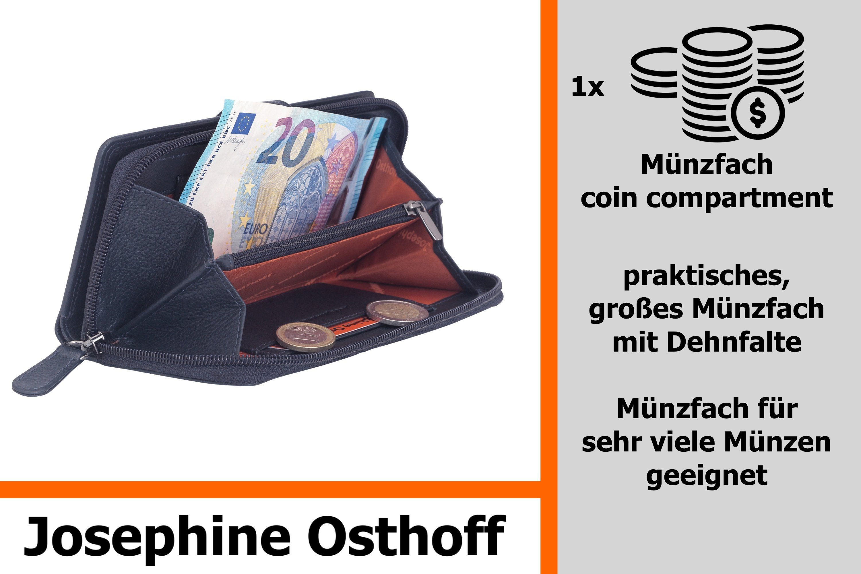 Josephine Osthoff Geldbörse Bremen marine Geldbörse kompakt