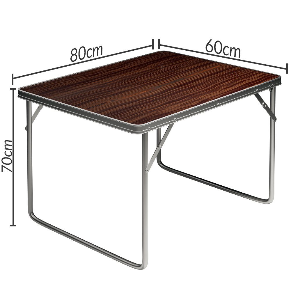 Casaria Campingtisch (1-St), Klappbar 80x60cm Alu günstig online kaufen