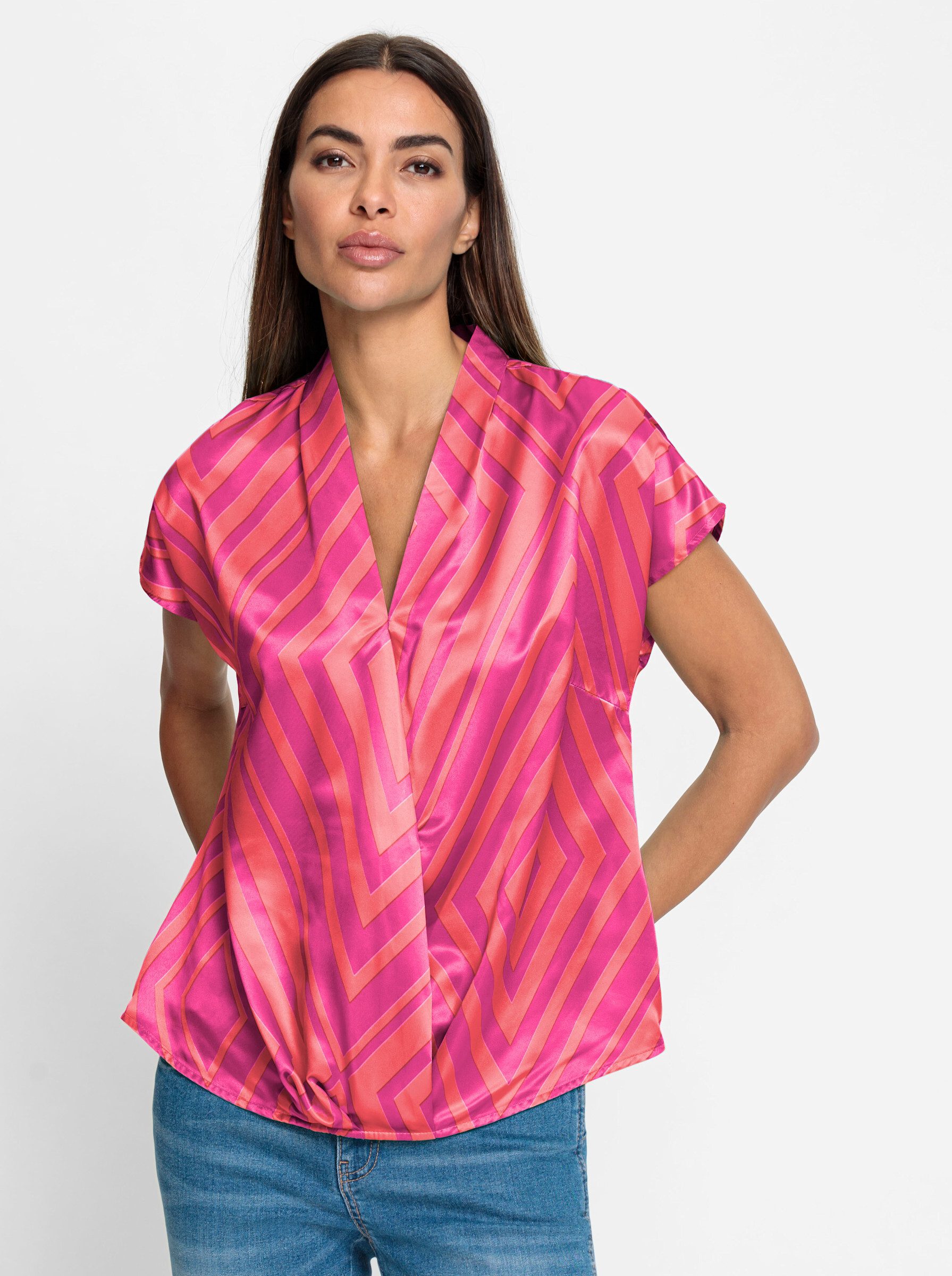 heine Klassische Bluse Druckbluse günstig online kaufen