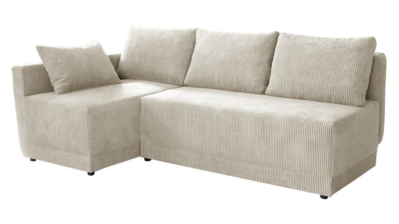 MIRJAN24 Ecksofa Nestor Cord, mit Bettkasten günstig online kaufen