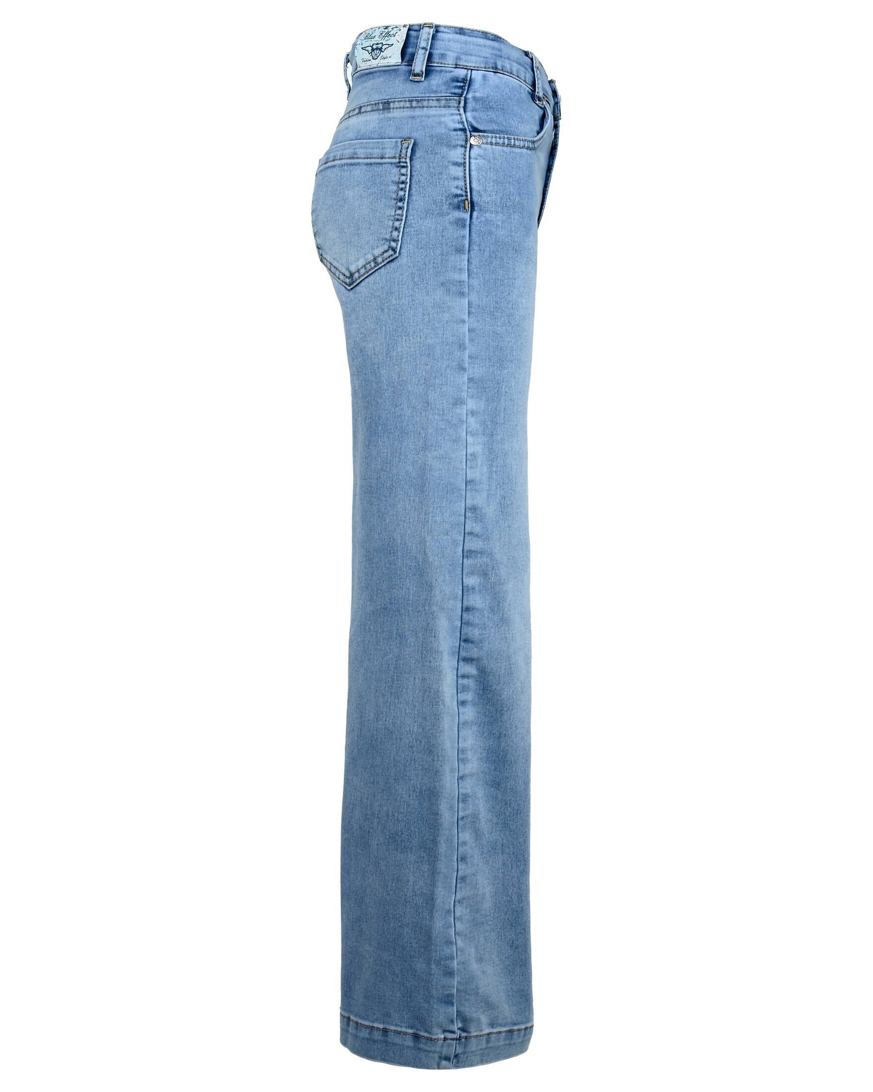 Jeans EFFECT (1-tlg) 5-Pocket-Jeans Mädchen Bootcut BLUE
