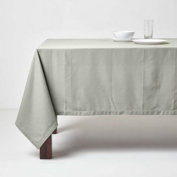 Homescapes Tischdecke Tischdecke aus 100% Baumwolle, 138 x 138 cm, grau (1-tlg)
