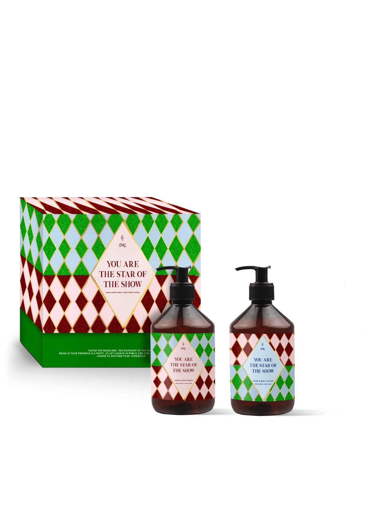 THE GIFT LABEL Hautpflege-Set YOU ARE THE STAR OF THE SHOW - Warm Amber & Tiare Flower, 2-tlg.