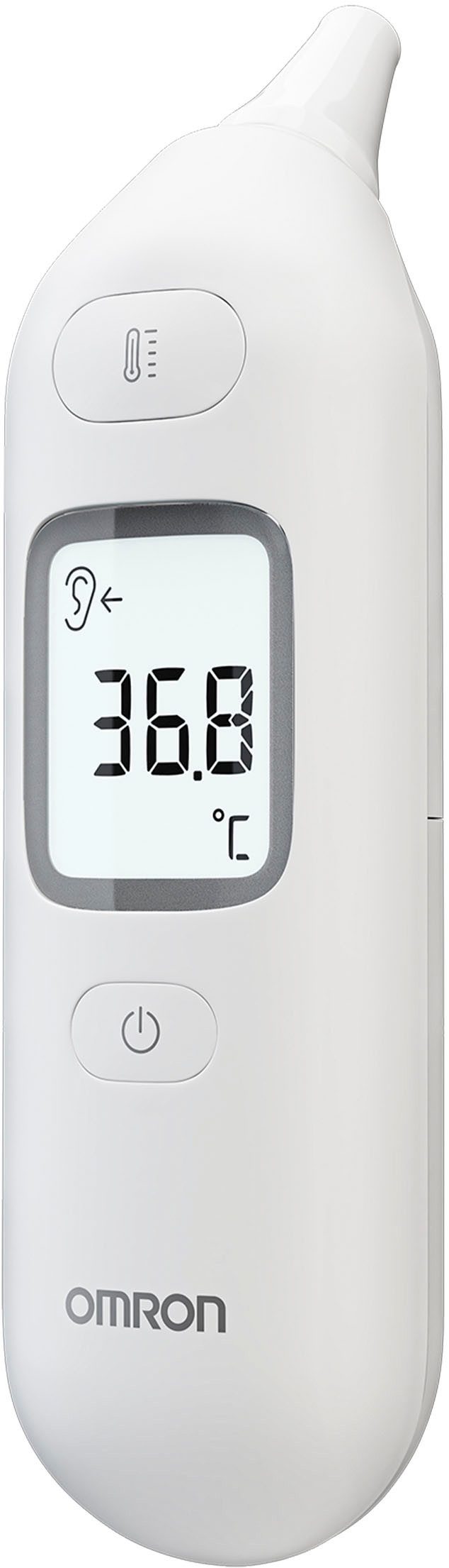 Omron Ohr-Fieberthermometer Gentle Temp 533, Infrarot-Ohrthermometer für alle Altersgruppen, Schnelle, präzise 1-Sekunden-Messung, keine Einweg-Schutzhüllen nötig