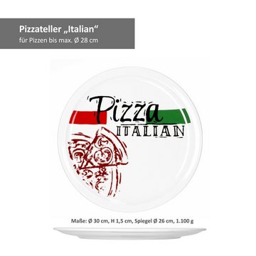 MamboCat Pizzateller 4er Set Pizzateller Pizza Italian 28cm