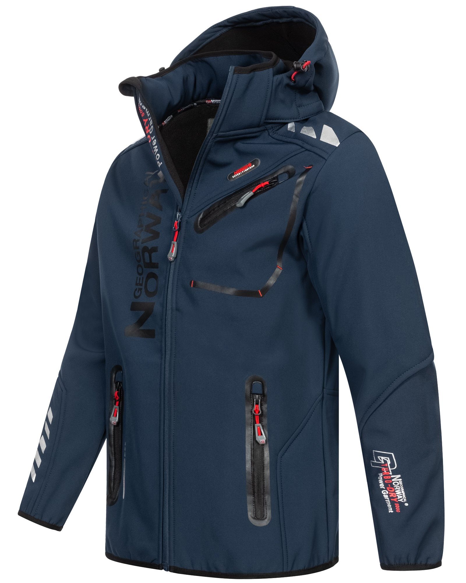 Geographical Norway Softshelljacke Herren Frühlings Jacke Softshell Jacke Outdoor Regen Übergangs Jacke