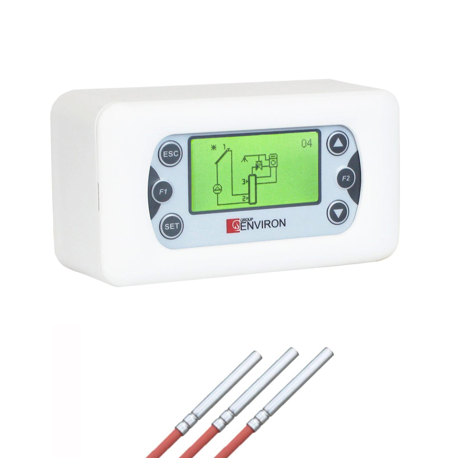 Environ Fußbodenheizung TSol 503 Intel Premium 2 Kreis Solar Temperatur-Differenzregler Solars