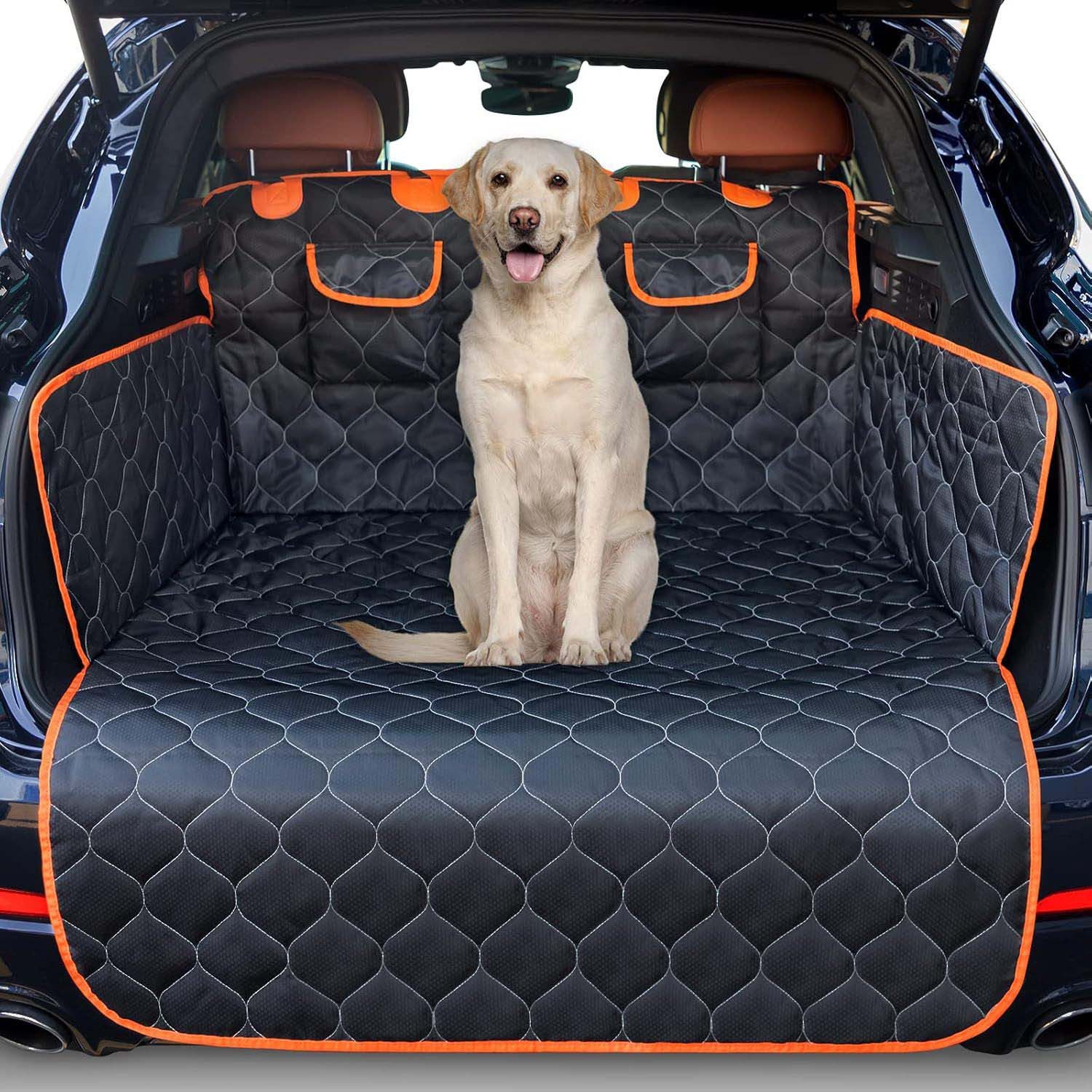 trends for living Kofferraummatte Automatte Kofferraummatte Hund Wasserdicht Universal 185 x 105 cm