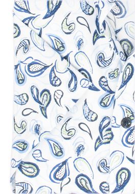 MARVELIS Kurzarmhemd Kurzarmhemd - Comfort Fit - Muster - Bleu Allover-Print