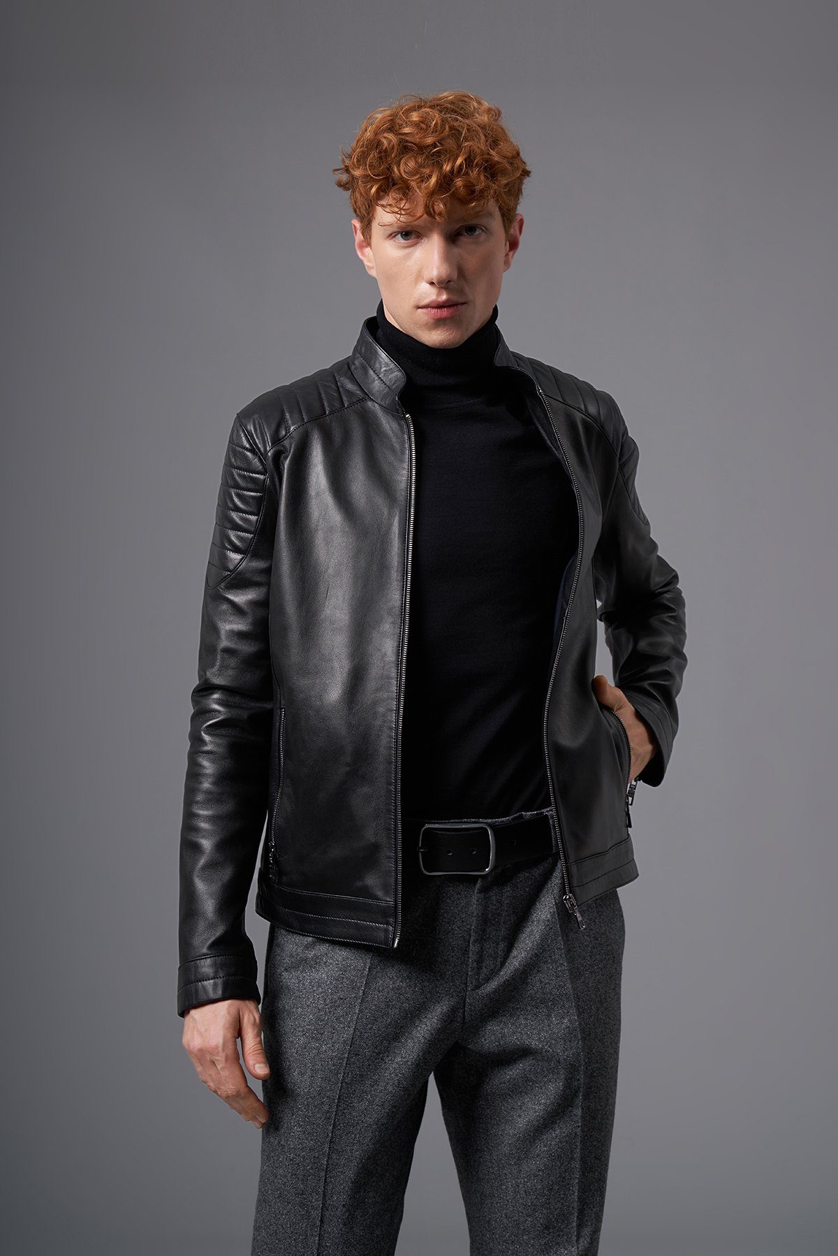dc Dericompany Lederjacke BD02289 Herren echt günstig online kaufen
