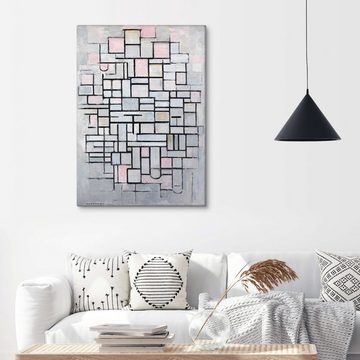 Posterlounge Leinwandbild Piet Mondrian, Komposition Nr. IV, Wohnzimmer Malerei