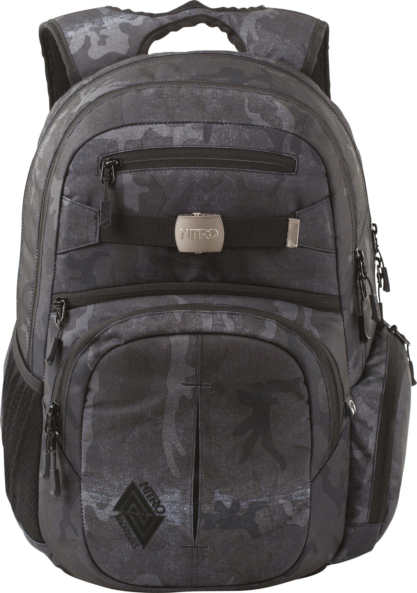 NITRO Hero, Freizeitrucksack, Reise Arbeit Schulrucksack Alltagsrucksack, und Großer Schule, camo forged