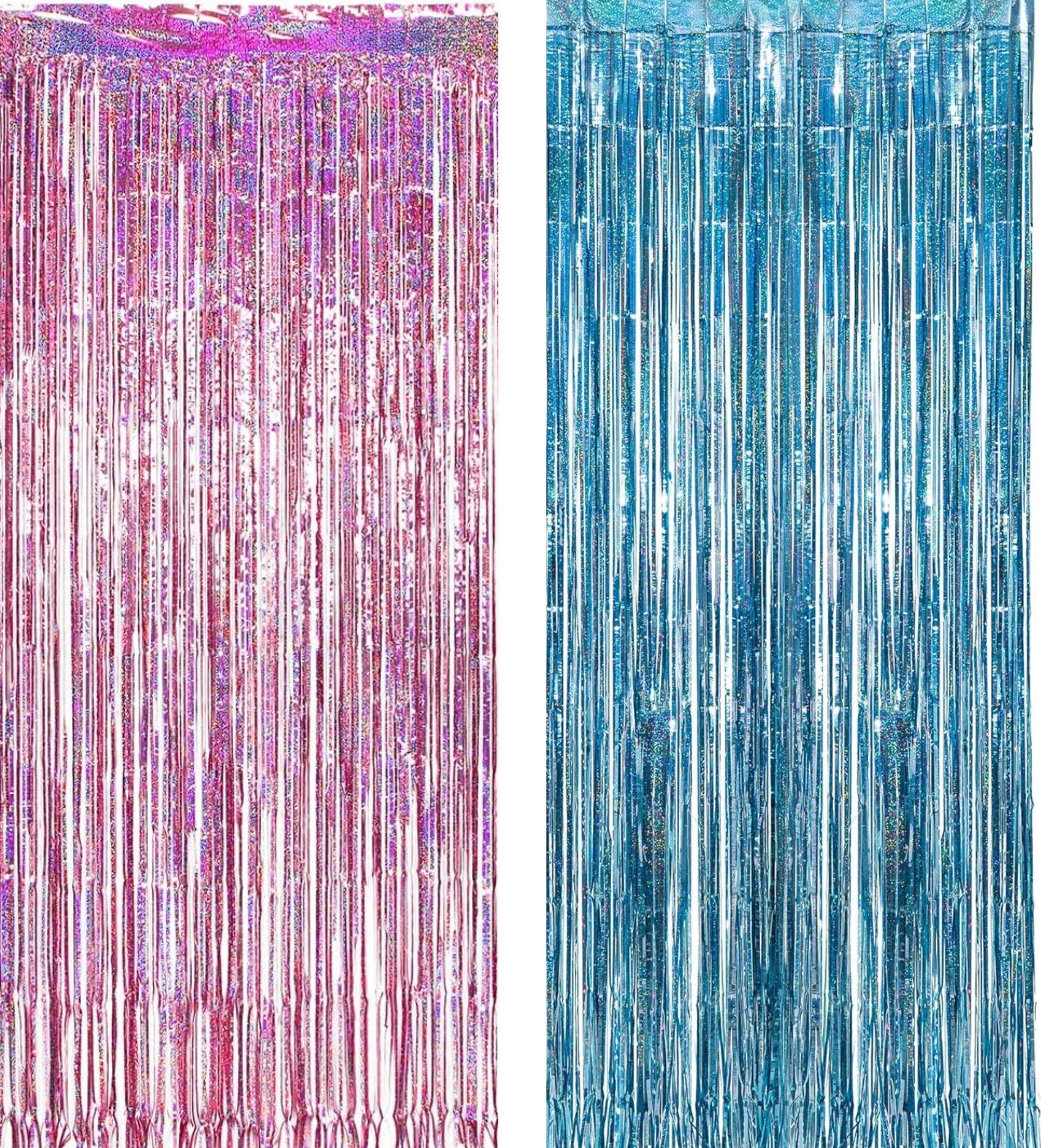 Montegoni Dekorationsfolie Vorhang 2er Set, Hintergrund Dekoration, Glitzer günstig online kaufen