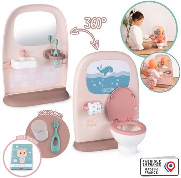 Smoby Puppen Pflegecenter Baby Nurse, Puppen-Badezimmer, Made in Europe