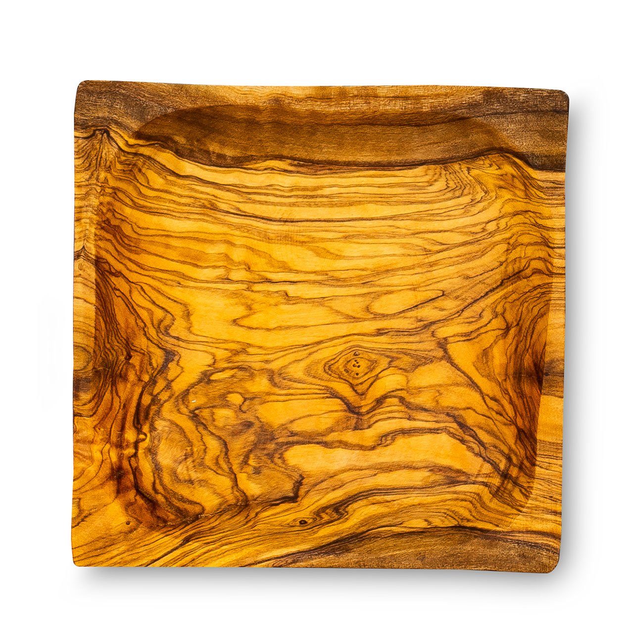 ca. Holzschale Dekoschale Olivenholz Natur Levandeo® Schale Dekoschale, 12x12cm Holz Unikat