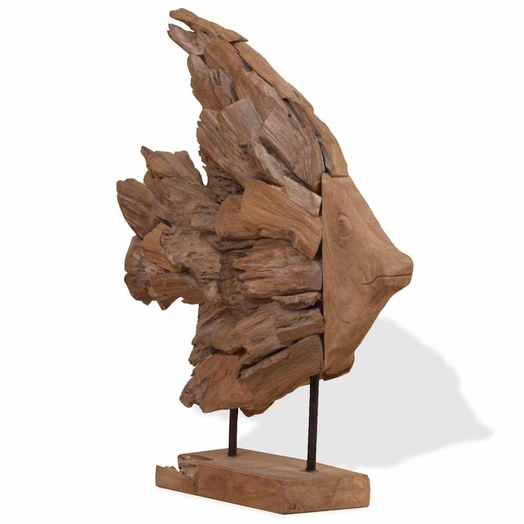 vidaXL Skulptur Fisch-Skulptur 40x12x57 cm