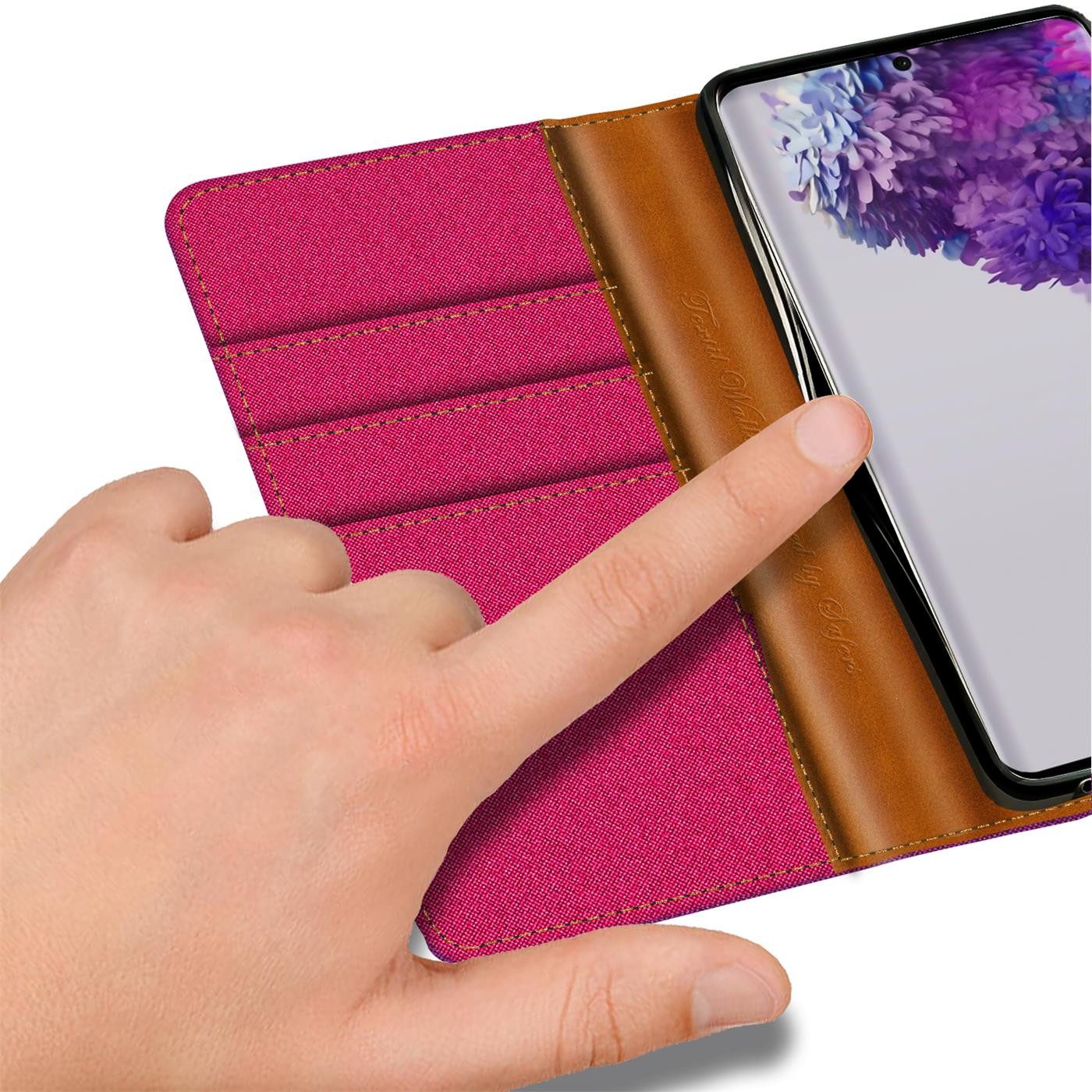CoolGadget Handyhülle Flip Case Wallet Cover Book Tasche für Samsung Galaxy S20 Ultra 6,9 Zoll, Handy Tasche mit Kartenfach Book Schutzhülle