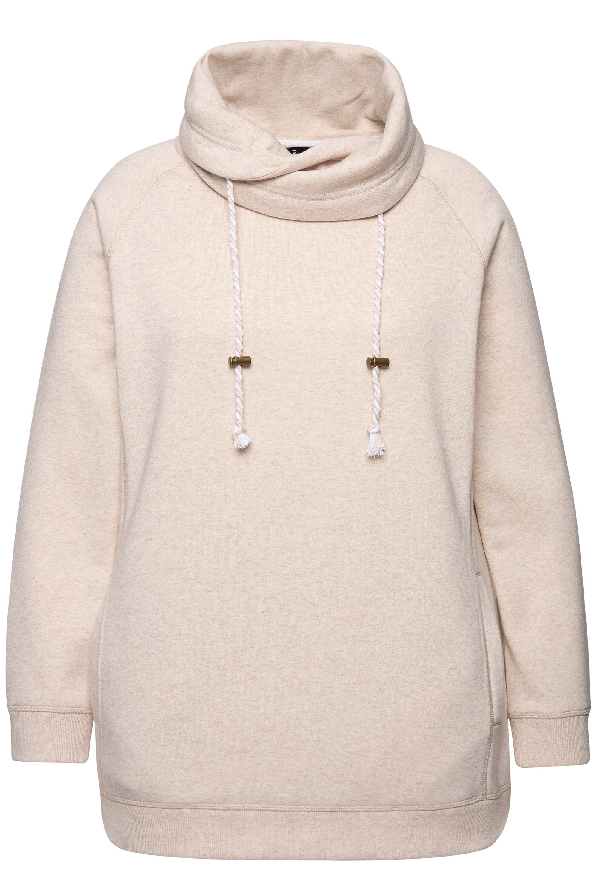 Ulla Popken Sweatshirt Sweatshirt weiter Stehkragen günstig online kaufen