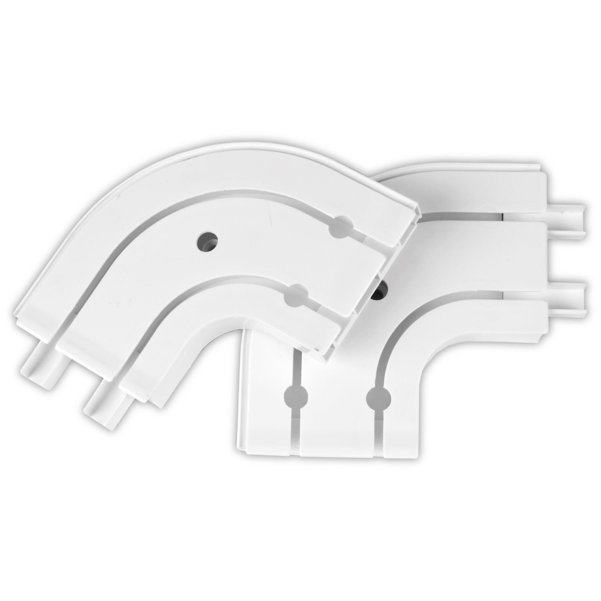 Bestlivings Erker-Innenbogen, 2-läufig, mit Bohren, wird in vorhandene Gard günstig online kaufen