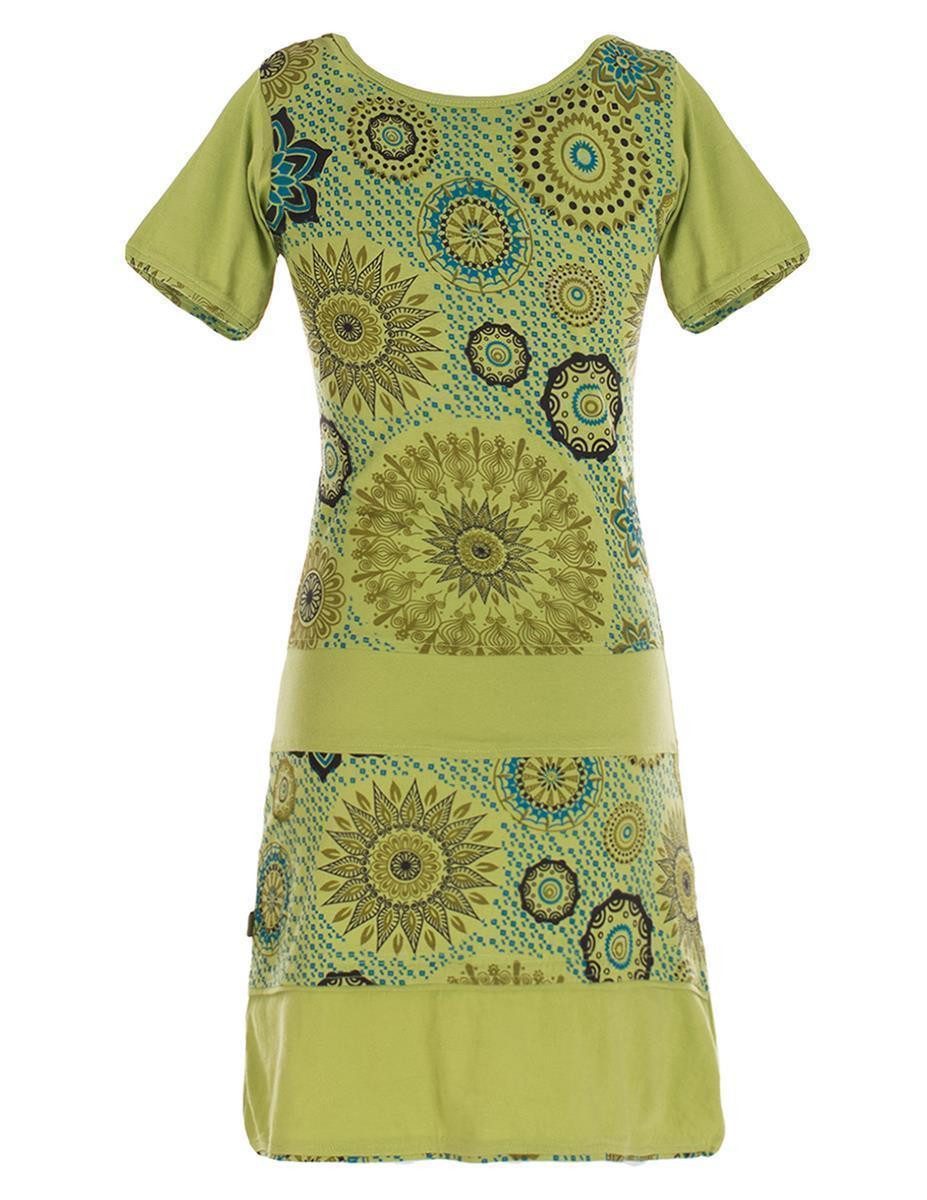 Vishes Sommerkleid Kurzarm Damen Sommer-Kleid Mini-Kleid günstig online kaufen