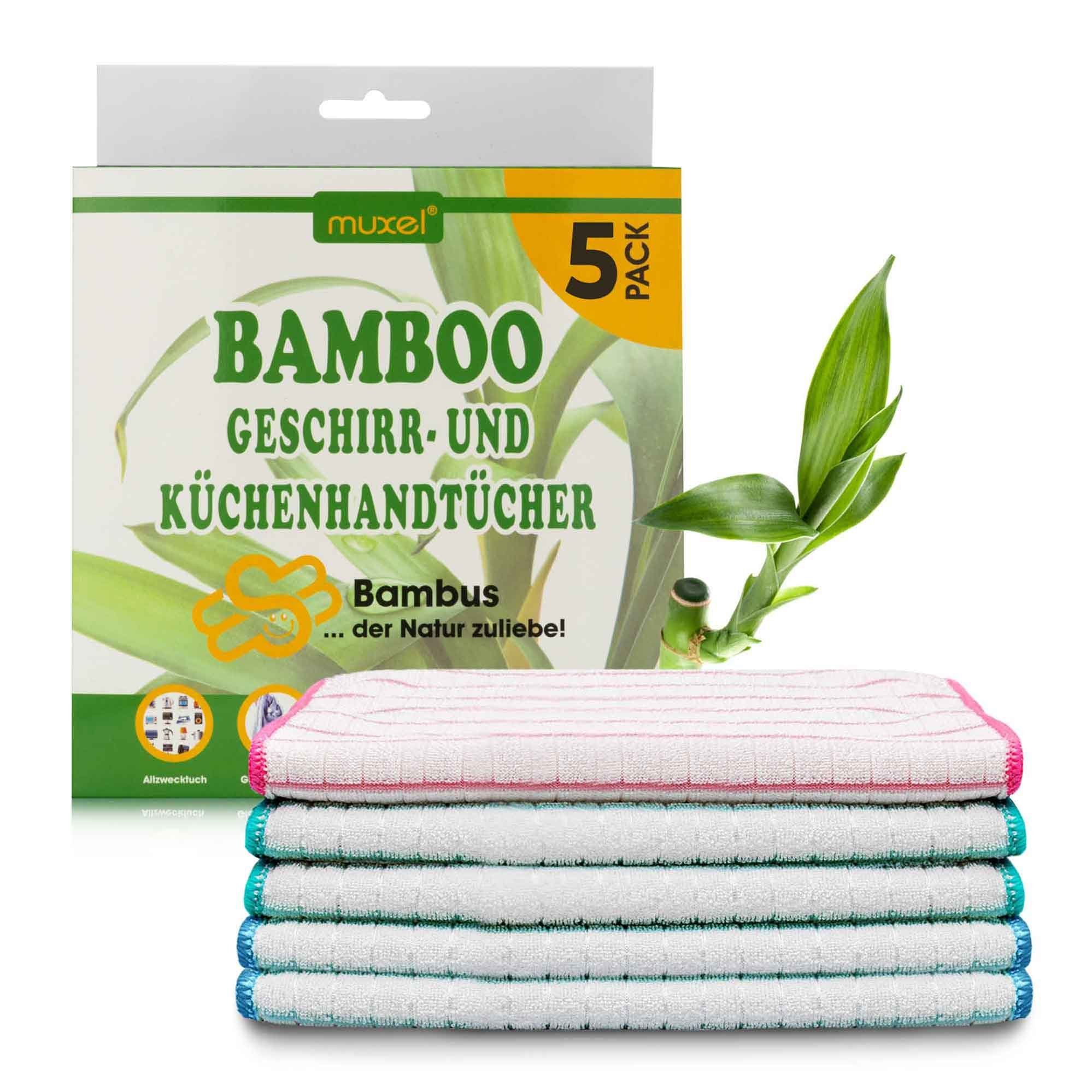 Muxel Geschirrtuch MUXEL Bambus Tücher - günstig online kaufen